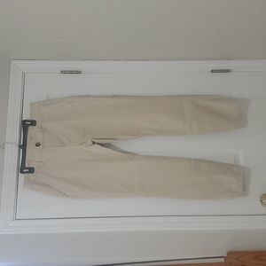 CAbi 5178 Hutton Khaki Utility Jogger Pants Tan Size 6